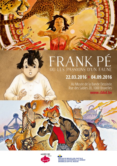 Frank Pe - les passions d'un Faune - expo - Affiche
