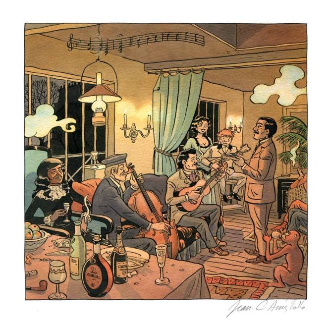 Jean-C. Denis - Luc Leroi - Galerie Oblique - musique chez gauguin