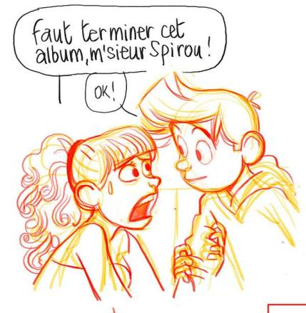 Spirou - Fantasio se marie - Benoit Feroumont - fin album